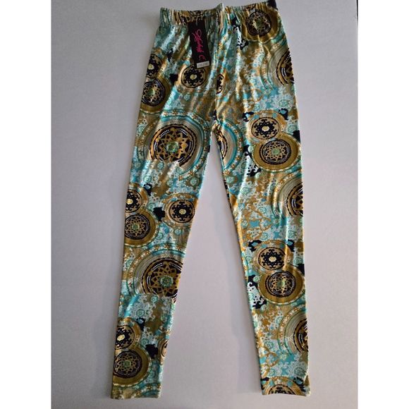 Reg One Size‎ Abstract Tribal Pattern Leggings - Picture 3 of 8